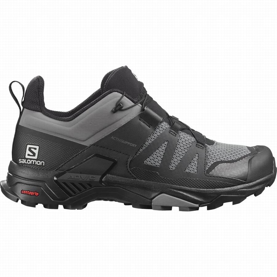 Salomon X Ultra 4 Turisticka Obuv Panske Čierne/Siva |ZVJ4979UR|